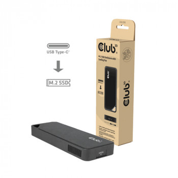 Custodia per SSD M.2 NVMe Club3D CAC-2510 con ventola, USB4