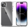 Custodia Tech-Protect Flexair Hybrid THP2312 per Apple iPhone 15, trasparente