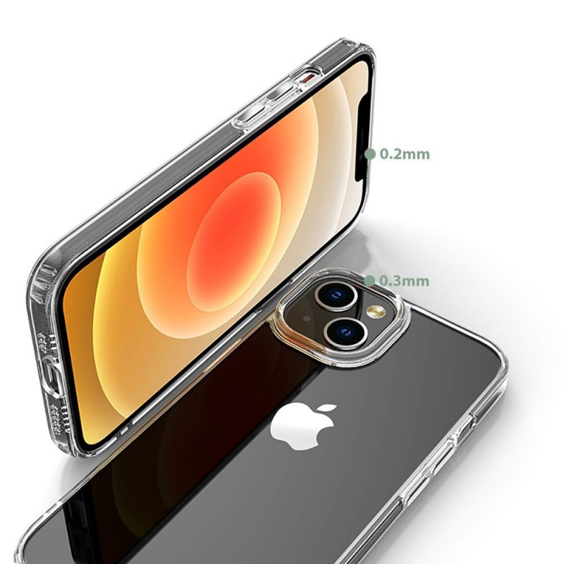 Custodia Tech-Protect Flexair Hybrid THP2312 per Apple iPhone 15, trasparente
