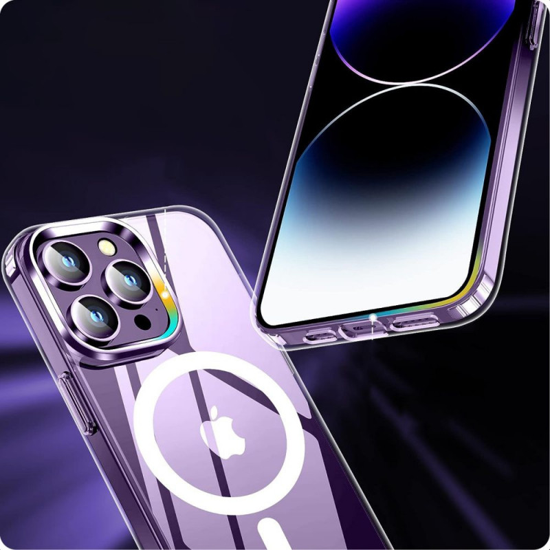 Custodia Tech-Protect Flexair Hybrid MagSafe THP2289 per Apple iPhone 15, trasparente