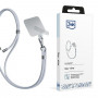 Laccetto per telefono 3MK EasyClip, grigio / argento
