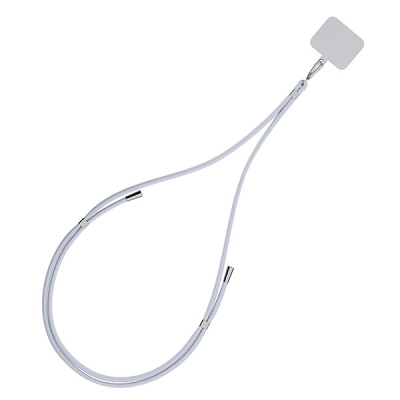 Laccetto per telefono 3MK EasyClip, grigio / argento