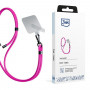 Cordoncino per telefono 3MK EasyClip, rosa / nero