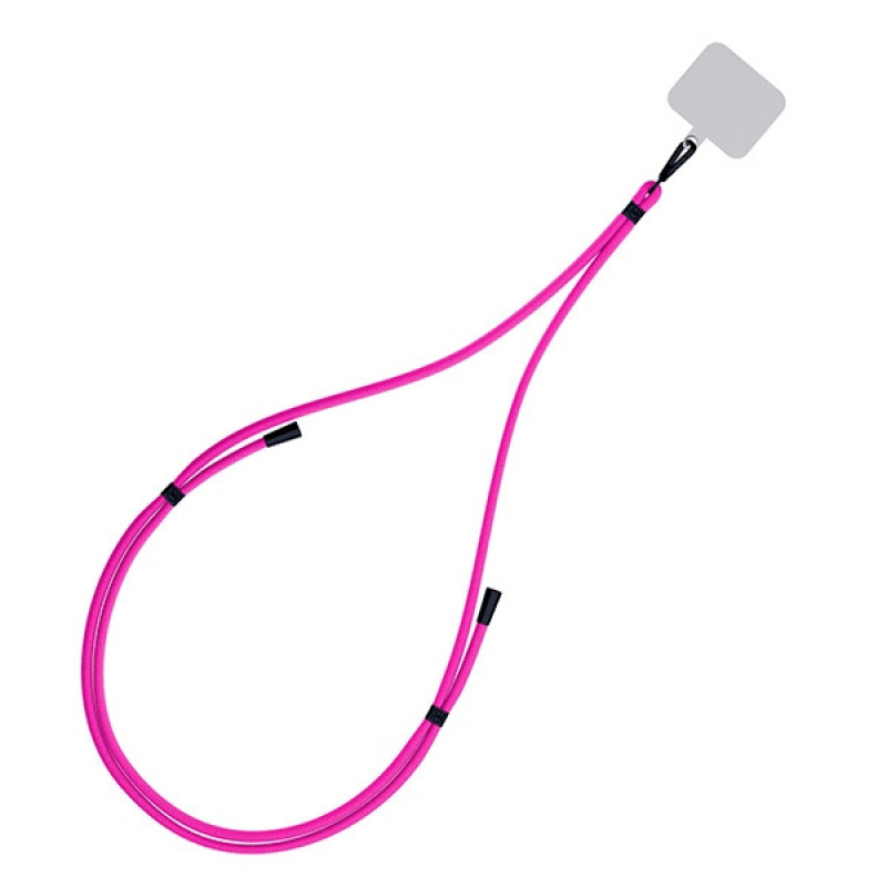 Cordoncino per telefono 3MK EasyClip, rosa / nero