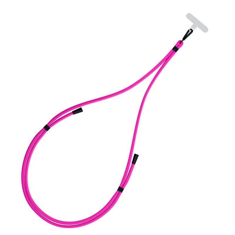 Cordoncino per telefono 3MK EasyClip, rosa / nero