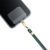 Laccetto per telefono 3MK EasyClip, verde scuro / oro
