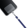 Cordino per telefono 3MK EasyClip, Blu scuro / Argento