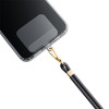 Cordino per telefono 3MK EasyClip, nero / oro