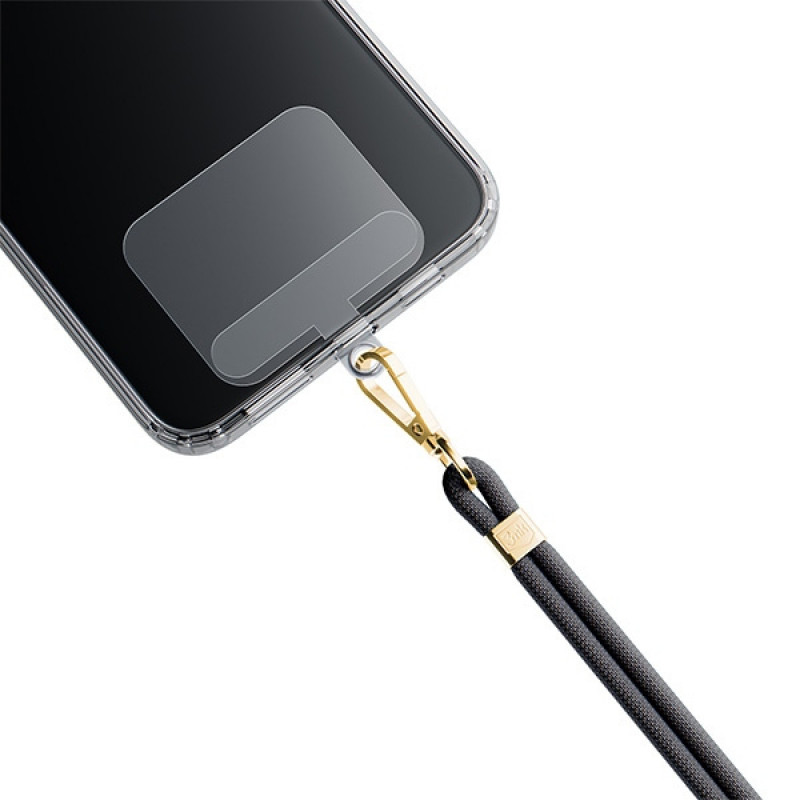 Cordino per telefono 3MK EasyClip, nero / oro