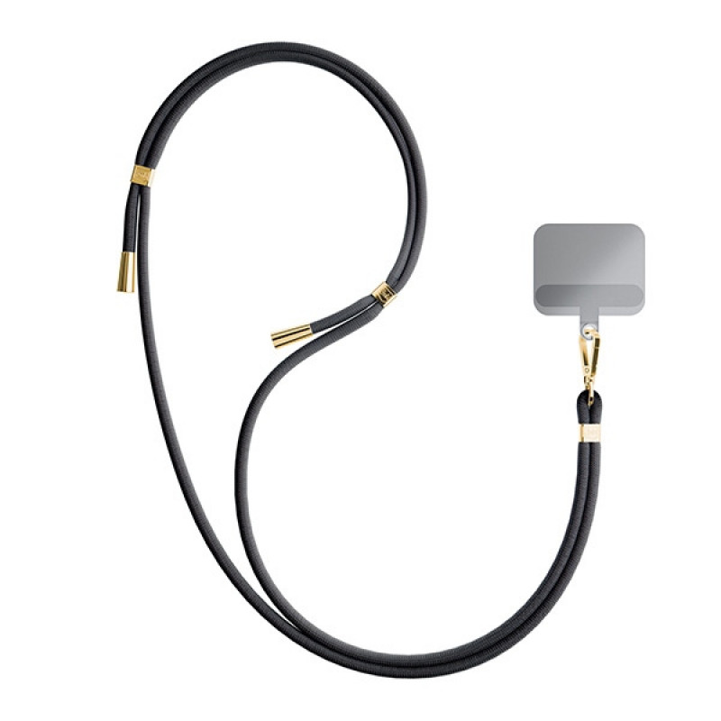 Cordino per telefono 3MK EasyClip, nero / oro