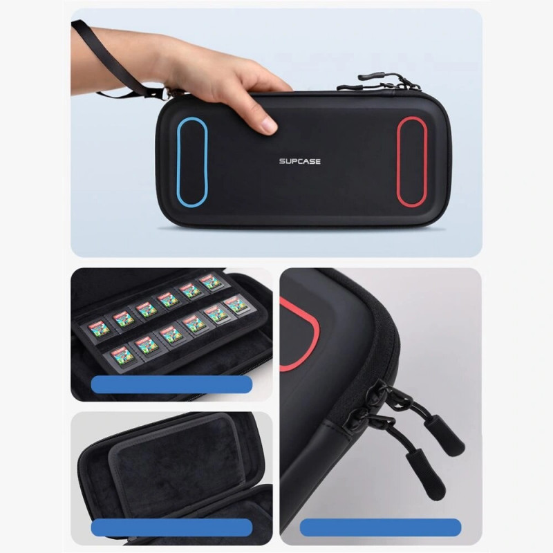 Custodia mini da trasporto Supcase per Nintendo Switch 2, nera