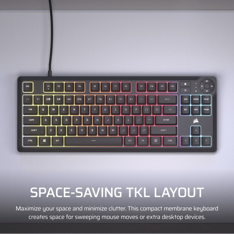 Tastiera da gaming Corsair K55 CORE TKL RGB