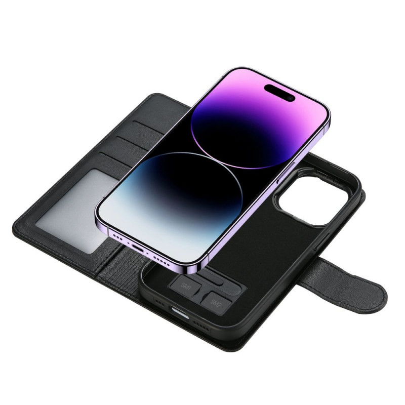 Custodia Wallet MagSafe Tech-Protect per Apple iPhone 12/12 Pro, nera