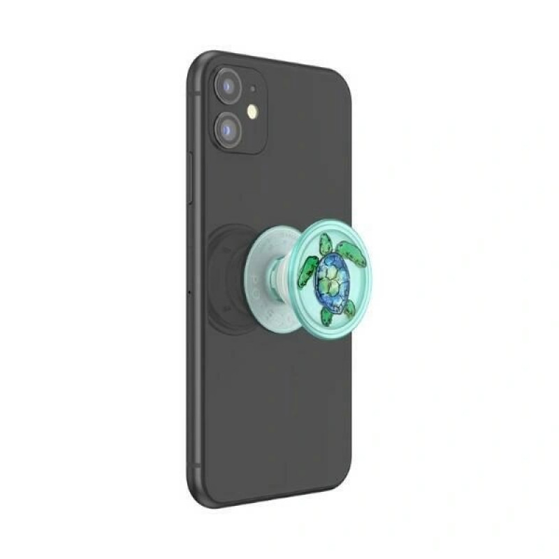 Grip e supporto per telefono PopSockets PopGrip PlantCore Tortuga