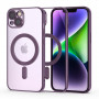 Custodia MagSafe Tech-Protect MagShine per Apple iPhone 14, viola