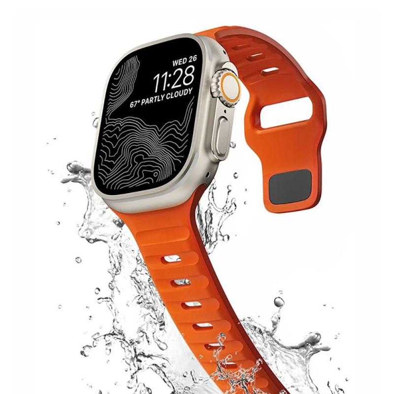 Cinturino Tech-Protect IconBand Line per Apple Watch 4/5/6/7/8/9/SE/Ultra 44/45/49 mm, nero