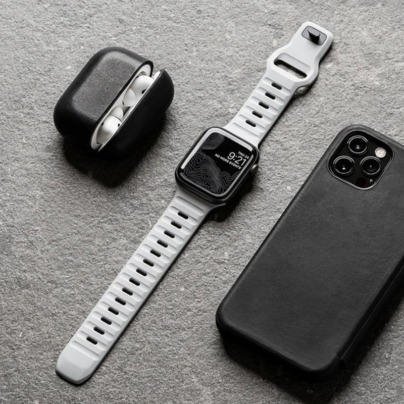 Cinturino Tech-Protect IconBand Line per Apple Watch 4/5/6/7/8/9/SE/Ultra 44/45/49 mm, nero