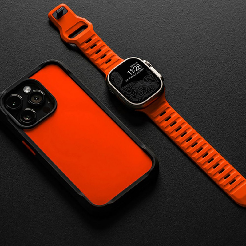 Cinturino Tech-Protect IconBand Line per Apple Watch 4/5/6/7/8/9/SE/Ultra 44/45/49 mm, nero
