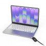 Adattatore di sicurezza Ledge Compulocks per MacBook Neo MBALDGN01CL, con lucchetto a combinazione con cavo (Corner Lock)