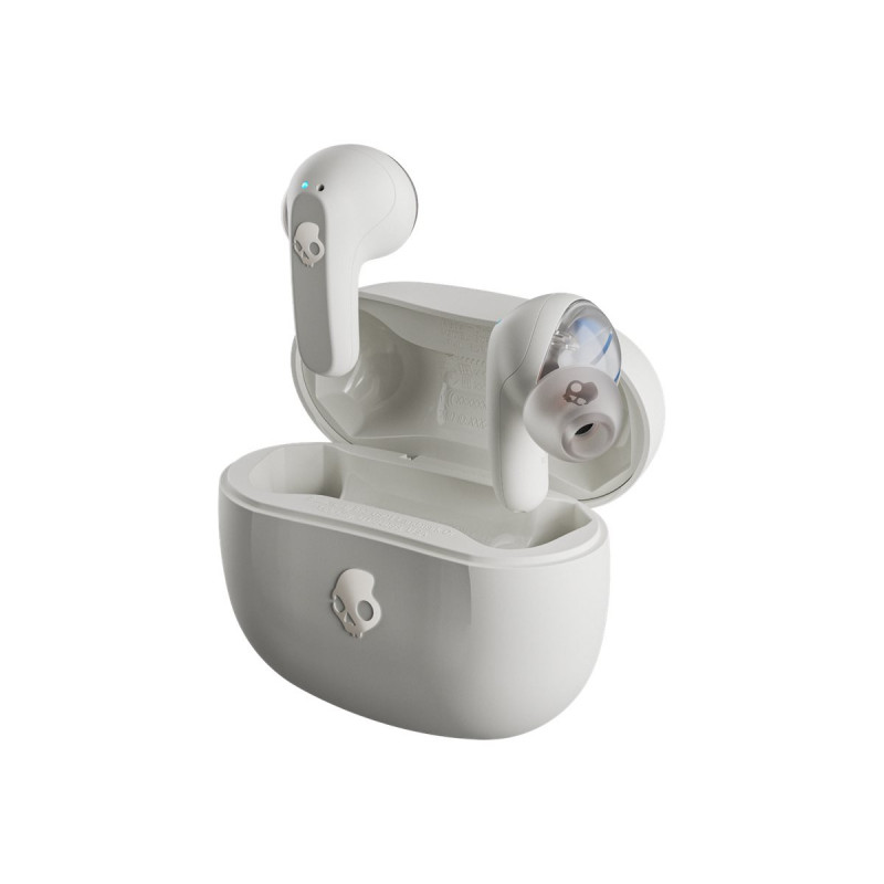 Cuffie true wireless in-ear Skullcandy Rail S2RLW-Q751, Bone/Orange Glow