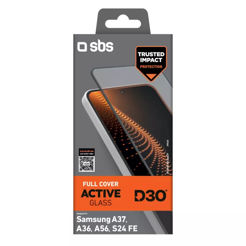 SBS D3O Vetro temperato per Samsung Galaxy A37 / A36 / A56 / S24 FE (1 pz)