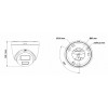 Telecamera IP Miton NT-IP138CA-DL, 8 MP, 2.8 mm