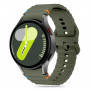 Cinturino sport in silicone Tech-Protect THP3054 per Samsung Galaxy Watch 4/5/5 Pro/6/7/FE, verde militare