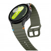 Cinturino sport in silicone Tech-Protect THP3054 per Samsung Galaxy Watch 4/5/5 Pro/6/7/FE, verde militare