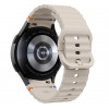 Cinturino sport in silicone Tech-Protect per Samsung Galaxy Watch 4/5/5 Pro/6/7/FE, Starlight