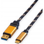 Cavo ROLINE GOLD USB 3.2 Gen 1, USB-A a USB-C, maschio/maschio, 2 m (11.02.9093)