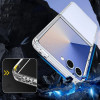 Custodia Tech-Protect Flexair Hybrid THP4318 per Samsung Galaxy Z Flip 7, trasparente