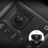 Caricabatterie da auto Tech-Protect CC45W a 2 porte, USB-C PD 45W, USB-A QC 3.0, nero