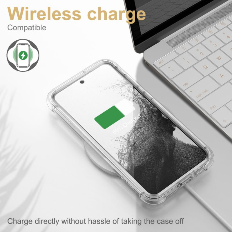 Custodia Tech-Protect Kevlar per Samsung Galaxy S23+, trasparente