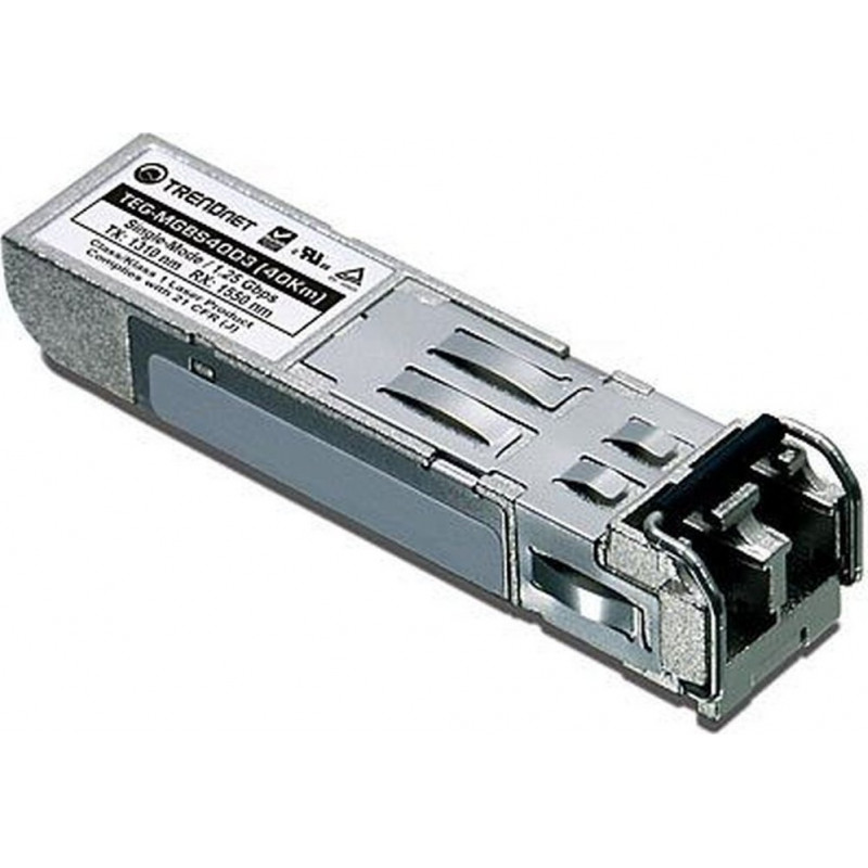 Modulo transceiver TRENDnet TEG-MGBS10D3 SFP (Mini-GBIC), GigE, 1000Base-LX, LC monomodale, fino a 10 km, 1310 nm (TX)