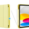 Custodia Tech-Protect SC Pen per Apple iPad 10.9 (2022) / iPad 11 (2025), gialla