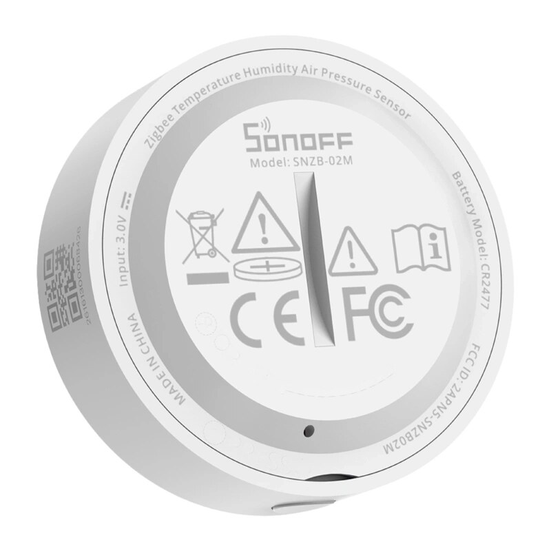 Sensore di temperatura e umidità SONOFF AirGuard SNZB-02M Zigbee