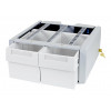 Componente di montaggio supplementare Double Tall per serie StyleView SV43/44 Ergotron (modulo a 2 cassetti), grigio/bianco