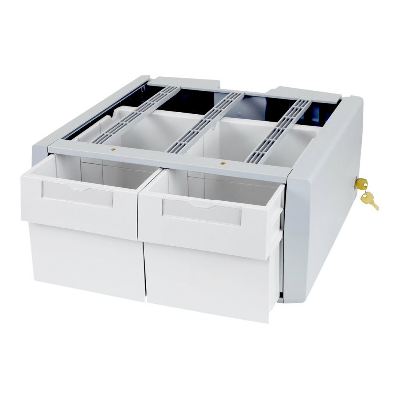 Componente di montaggio supplementare Double Tall per serie StyleView SV43/44 Ergotron (modulo a 2 cassetti), grigio/bianco