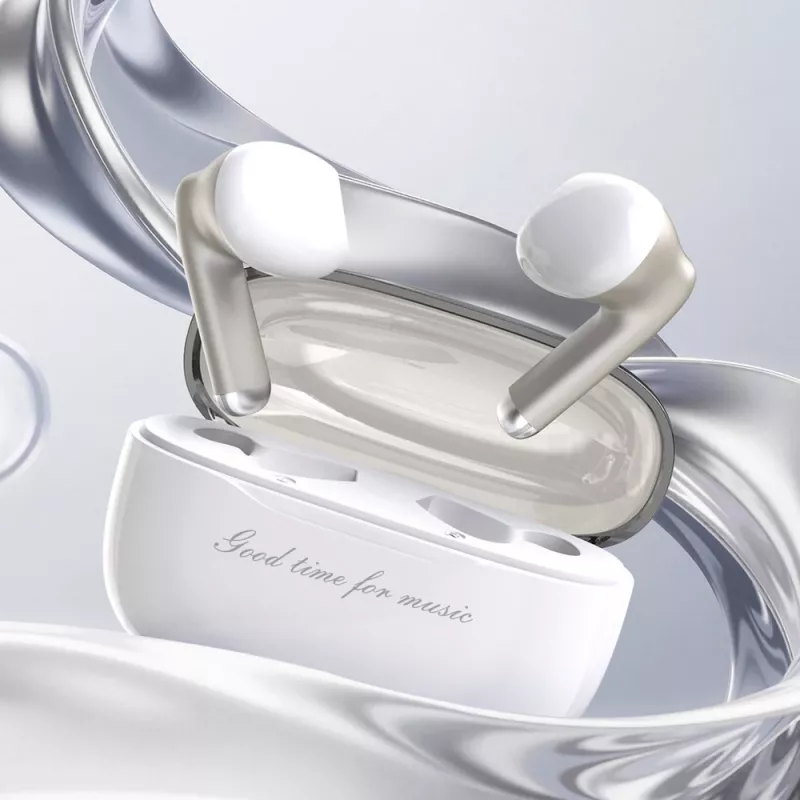 Dudao U8 TWS Cuffie wireless in-ear, Bluetooth 5.3, bianche