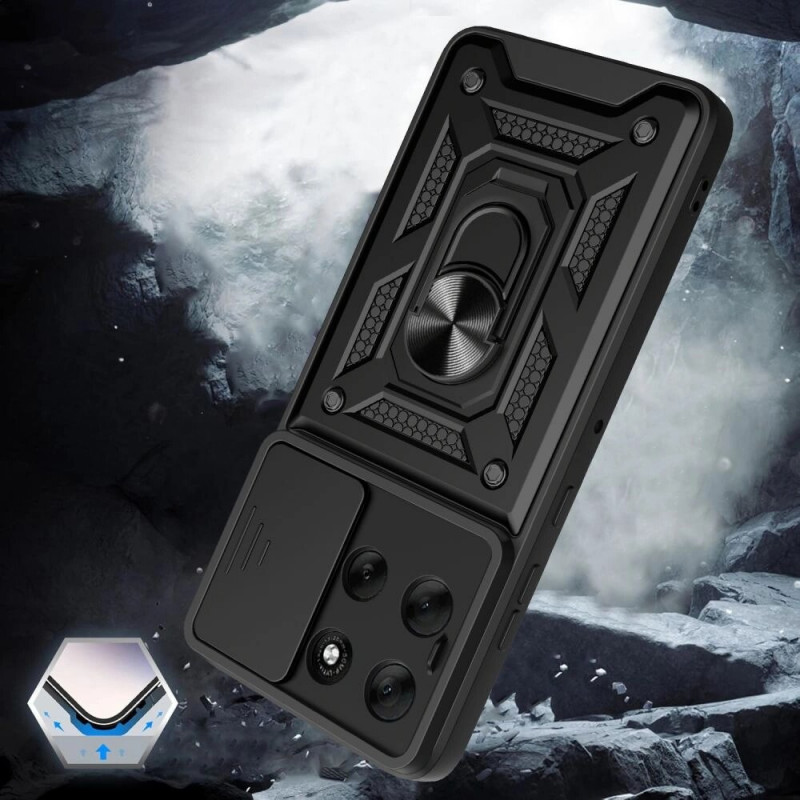 Custodia Tech-Protect Camshield Pro per Motorola Moto G86 5G / G86 Power 5G, nera