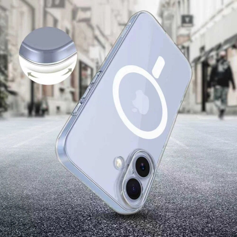 Custodia Tech-Protect FlexAir MagSafe per Apple iPhone 17, trasparente