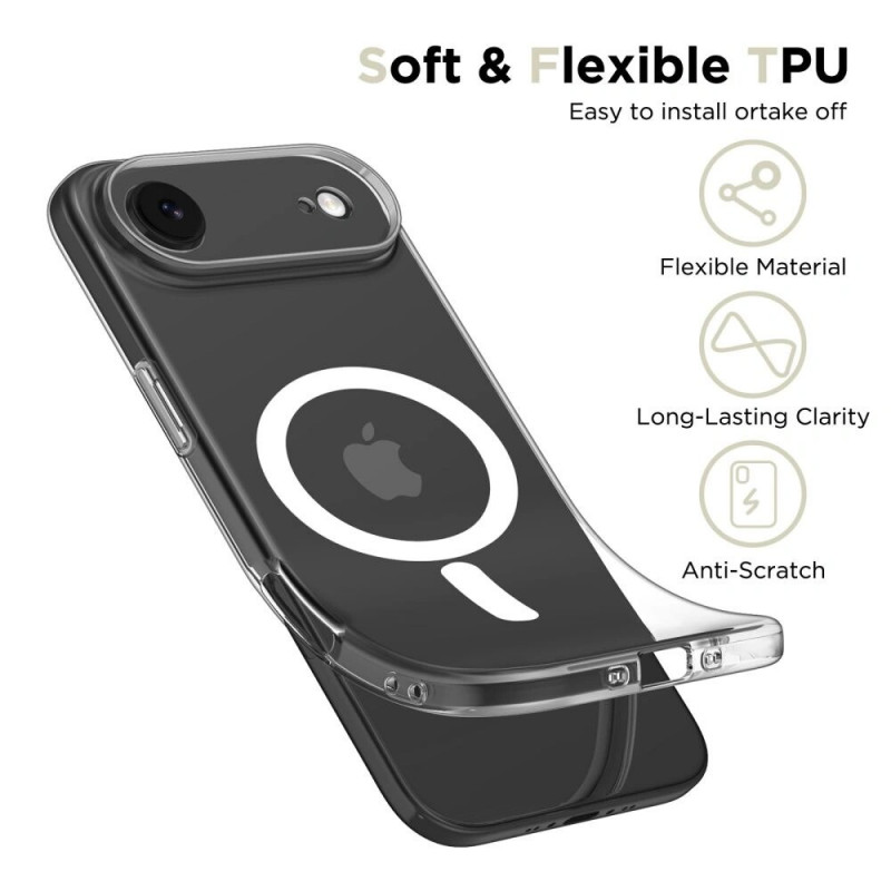 Custodia Tech-Protect FlexAir MagSafe per Apple iPhone Air, trasparente
