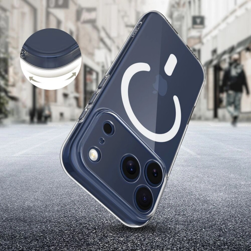 Custodia Tech-Protect FlexAir MagSafe per Apple iPhone 17 Pro Max, trasparente