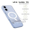 Custodia Tech-Protect FlexAir MagSafe per Apple iPhone 17, glitter trasparente