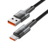 Cavo Tech-Protect Ultraboost USB-A / USB-C, 66W, 6A, 50 cm, grigio