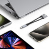 Adattatore Tech-Protect Ultraboost da USB-C a USB-C e mini jack 3,5 mm, 60W, nero