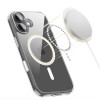 Custodia Tech-Protect Flexair Hybrid CC MagSafe per Apple iPhone 17, trasparente