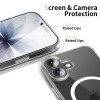 Custodia Tech-Protect Flexair Hybrid CC MagSafe per Apple iPhone 17, trasparente