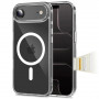 Custodia Tech-Protect Flexair Hybrid CC MagSafe per Apple iPhone Air, trasparente