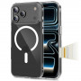 Custodia Tech-Protect Flexair Hybrid CC MagSafe per Apple iPhone 17 Pro, trasparente